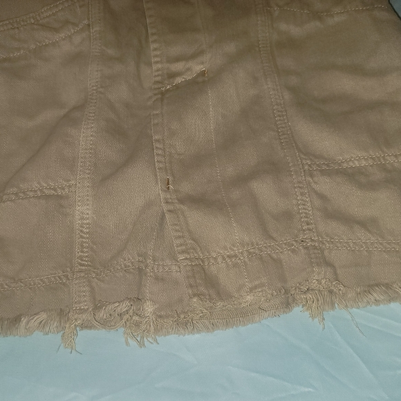 Free People Alpha Utility Mini Skirt- WILLOW - Picture 6 of 6